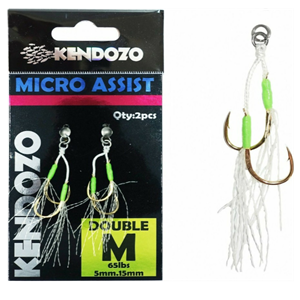 KENDOZO MICRO ASSIST DOUBLE HOOK  2PCS